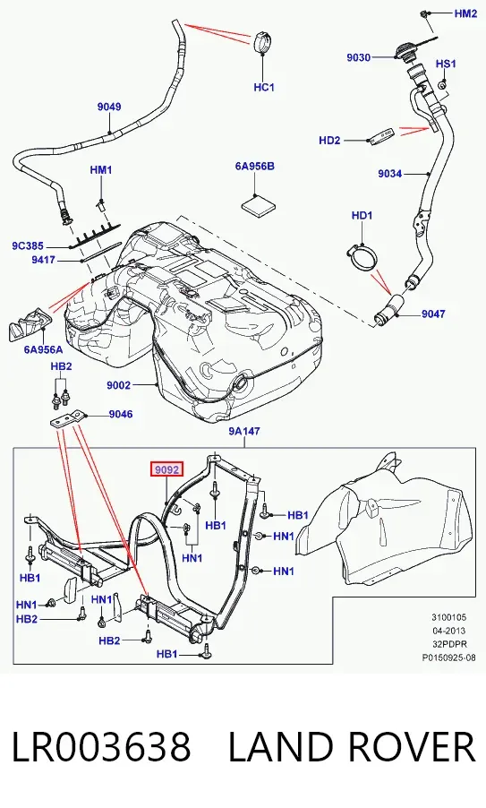  LR003638 Land Rover