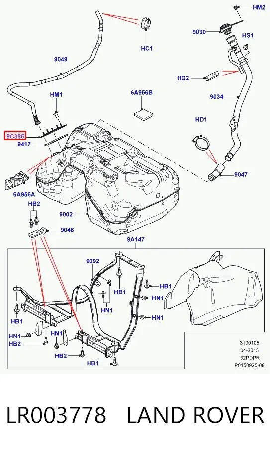  LR003778 Land Rover