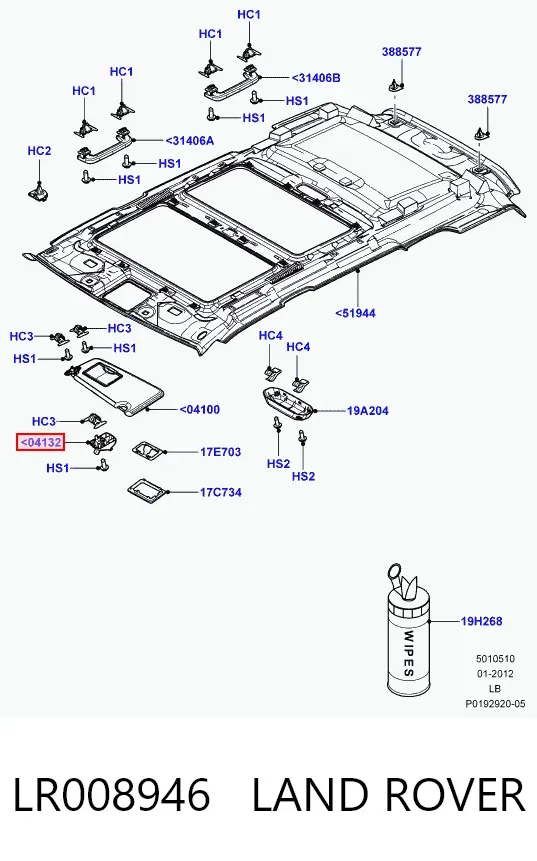  LR008946 Land Rover