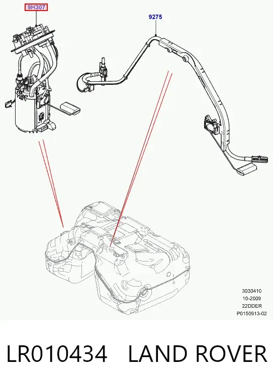 Bomba de gasolina LR010434 Land Rover