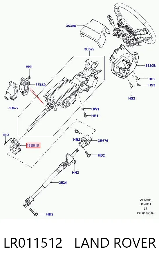 Sensor angulo de giro Land Rover Range Rover SPORT I