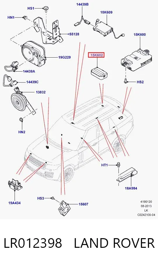  LR012398 Land Rover