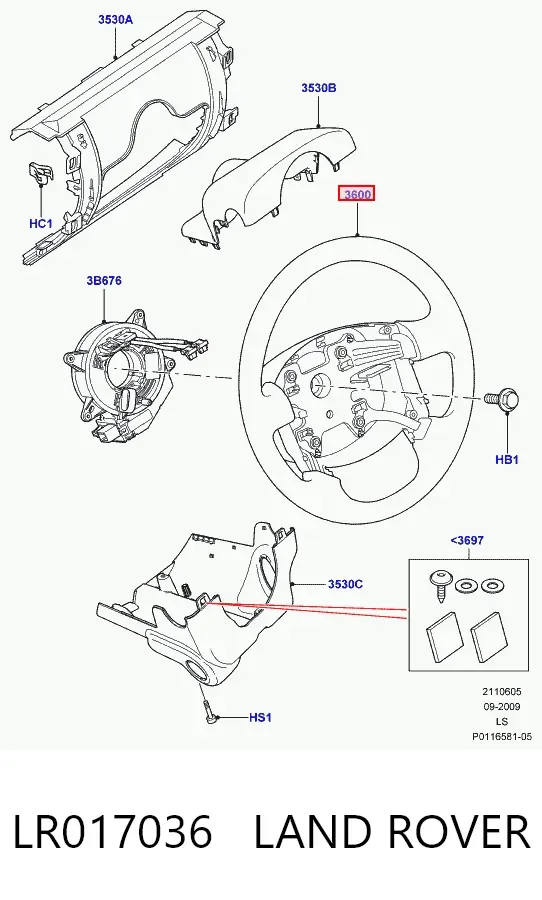 Volante Land Rover Discovery III