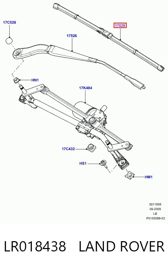  LR018438 Land Rover