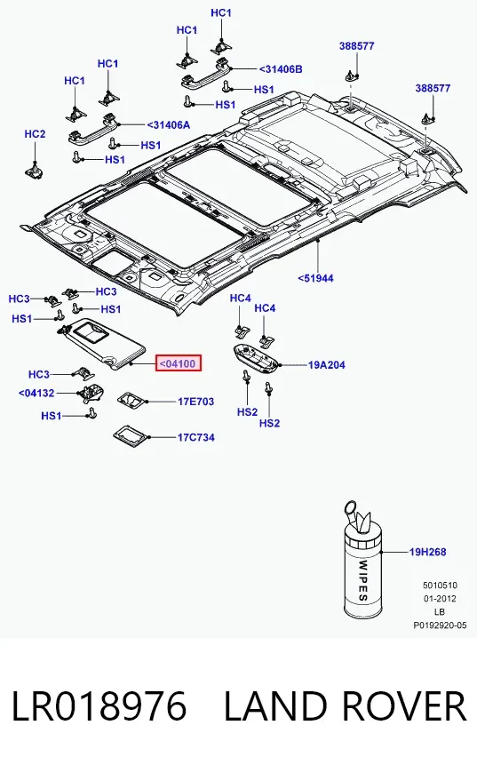  LR018976 Land Rover