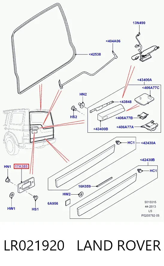  LR021920 Land Rover