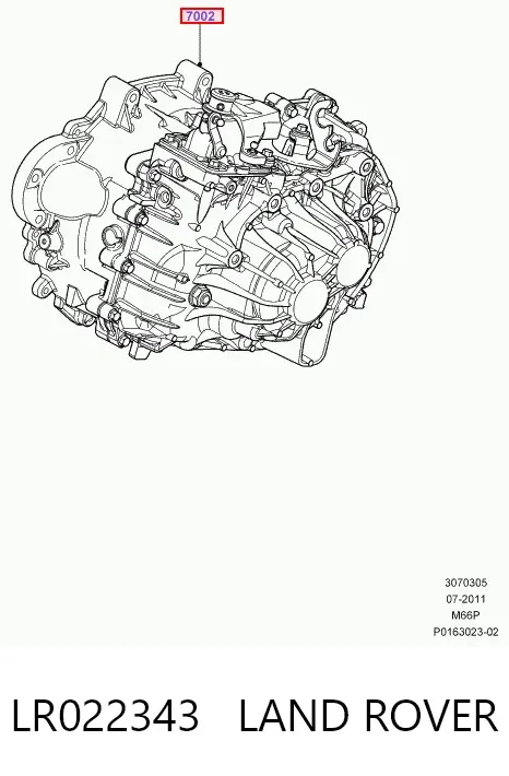 Caja de cambios LR022343 Land Rover