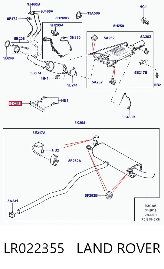  LR022355 Land Rover