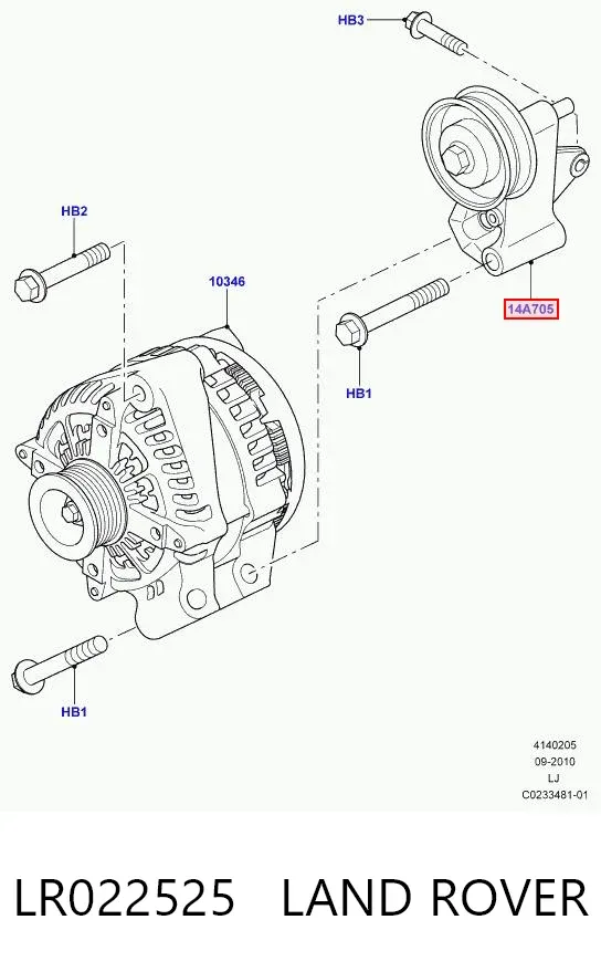 Polea correa distribución Land Rover Range Rover III