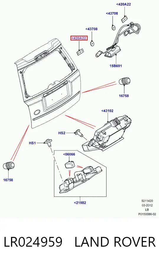  LR024959 Land Rover