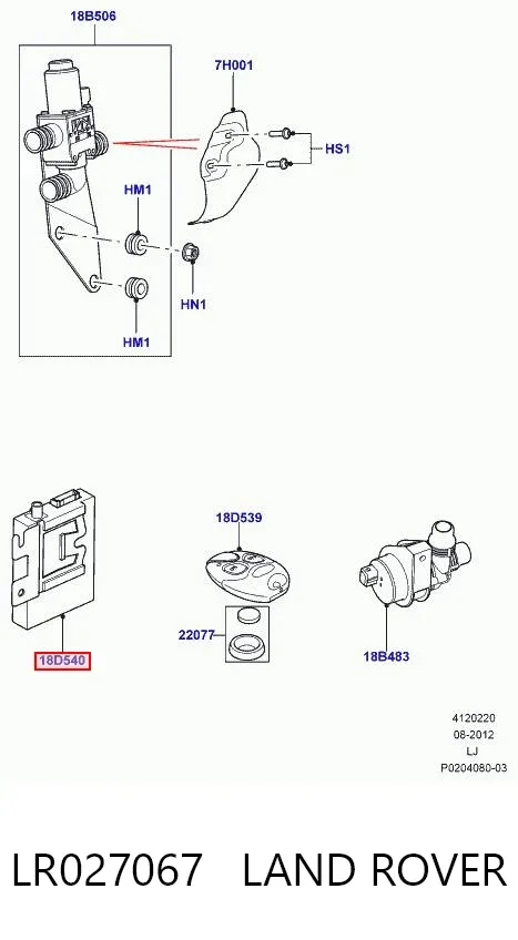  LR027067 Land Rover
