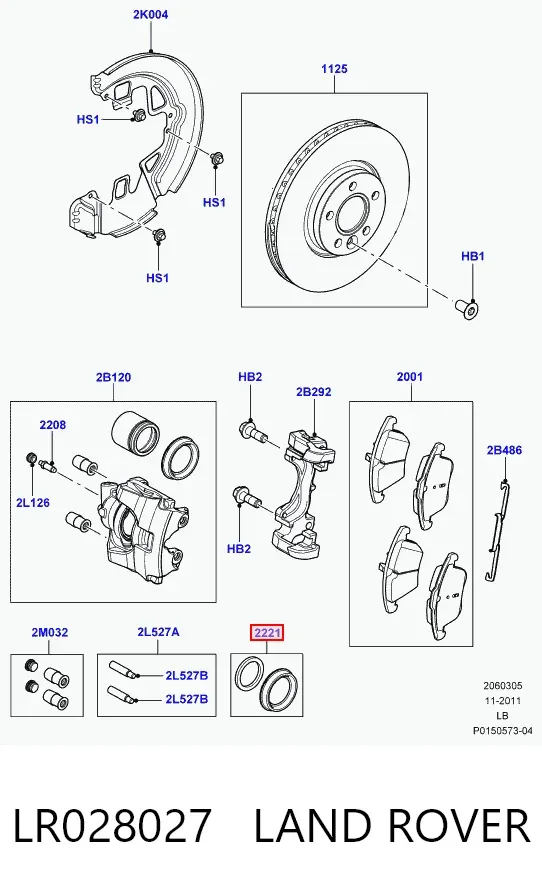  LR028027 Land Rover