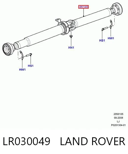 Cardán LR030049 Land Rover