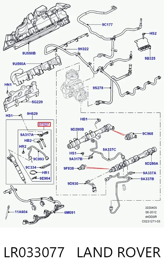  LR033077 Land Rover
