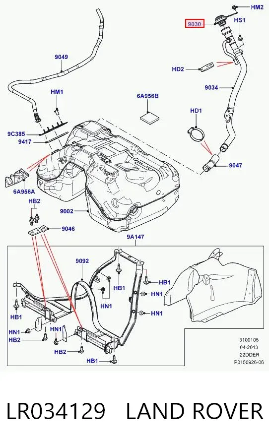  LR034129 Land Rover