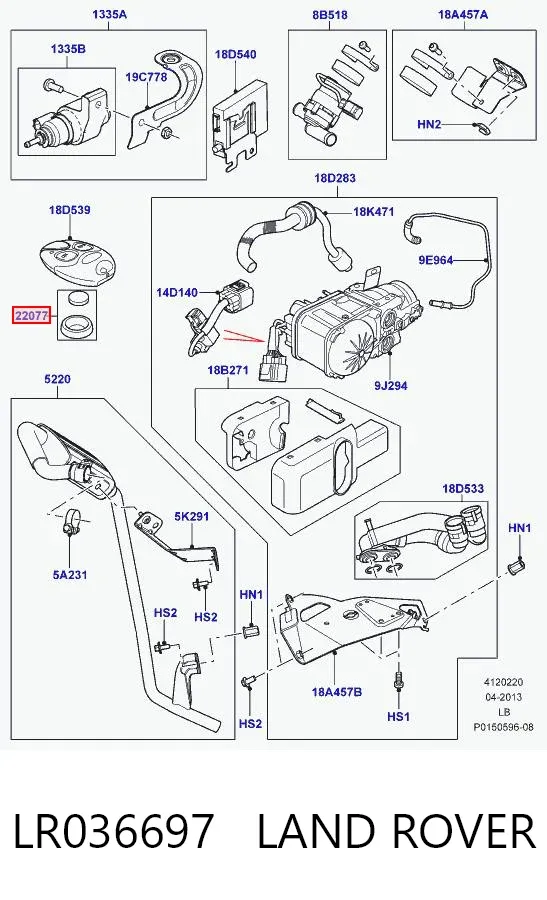  LR036697 Land Rover