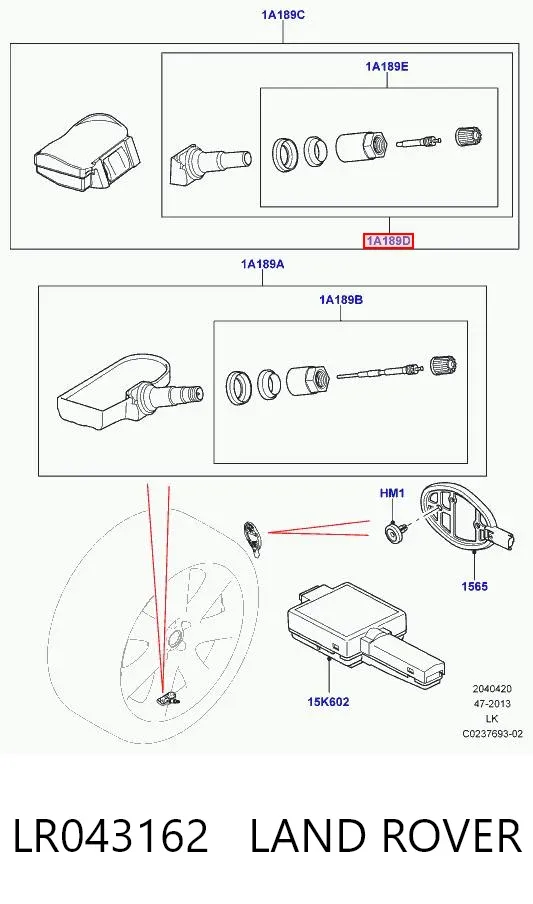  LR043162 Land Rover
