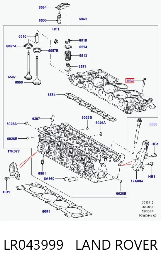  LR043999 Land Rover