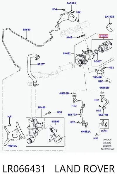Válvula (actuador) De Control De Turbina LAND ROVER LR066431