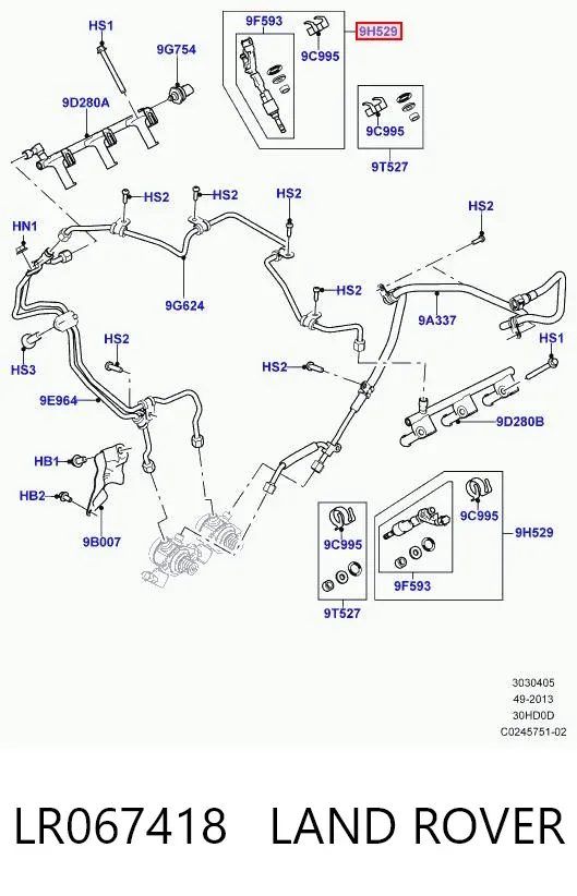 Inyector C2D48563 Jaguar