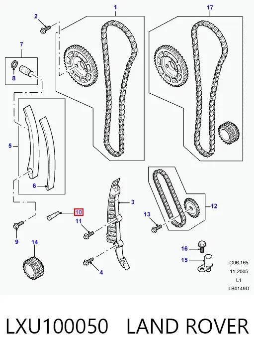  LXU100050 Land Rover