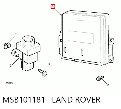 ECU MSB101181 Land Rover