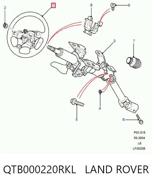  QTB000220RKL Land Rover
