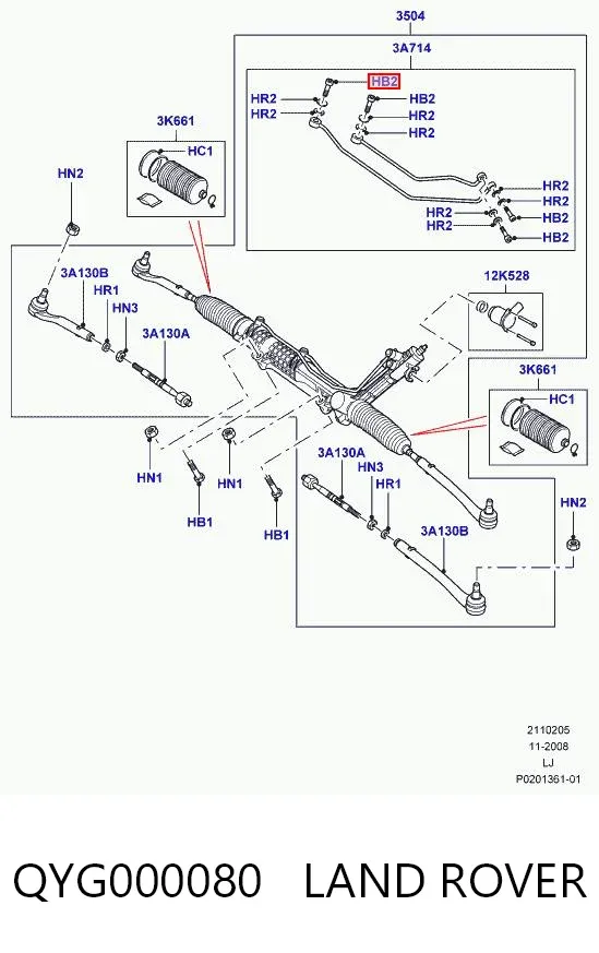  QYG000080 Land Rover