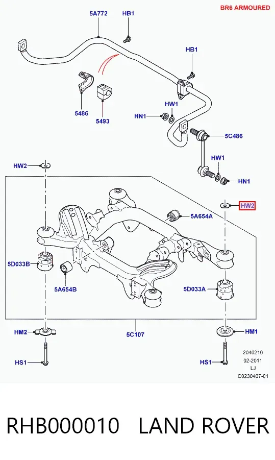  RHB000010 Land Rover