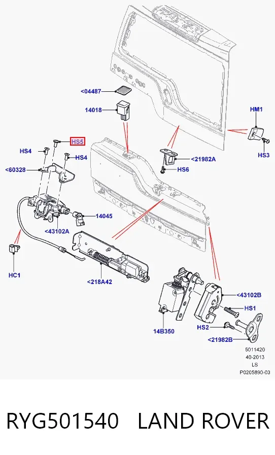  RYG501540 Land Rover