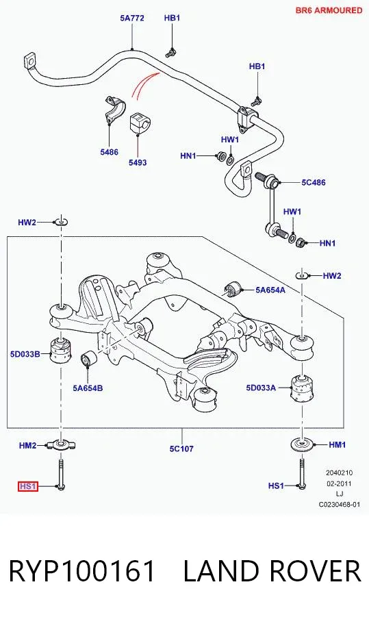  RYP100161 Land Rover