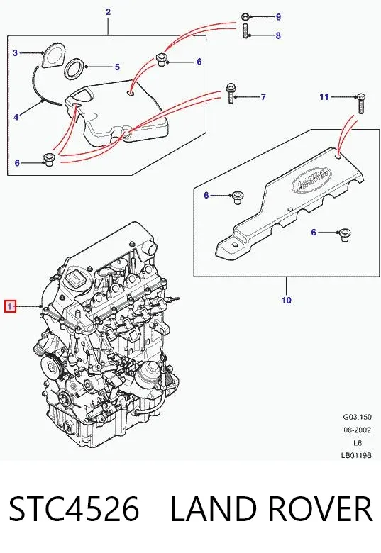 Motor completo STC4526 Land Rover