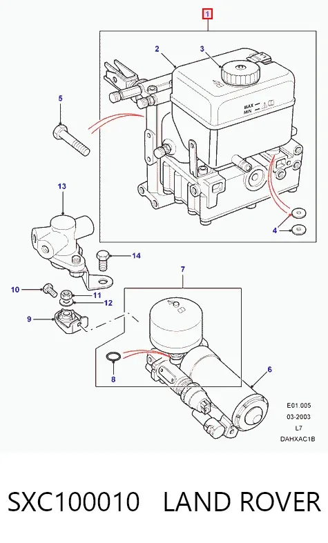 Módulo ABS Land Rover Range Rover II