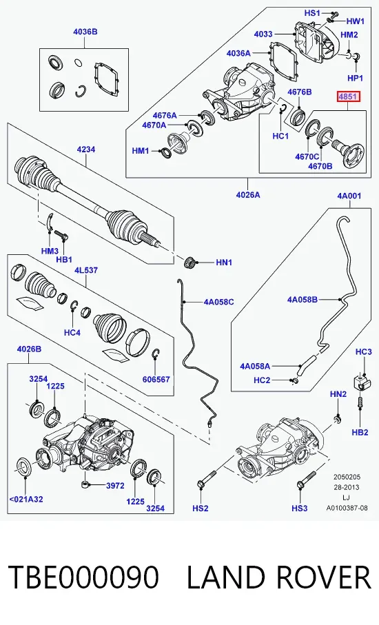  TBE000090 Land Rover