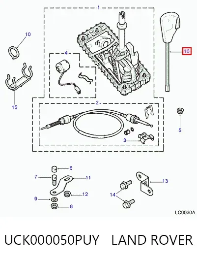 Pomo UCK000050PUY Land Rover