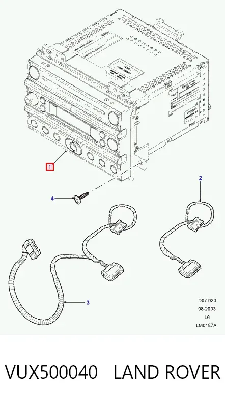  VUX500040 Land Rover