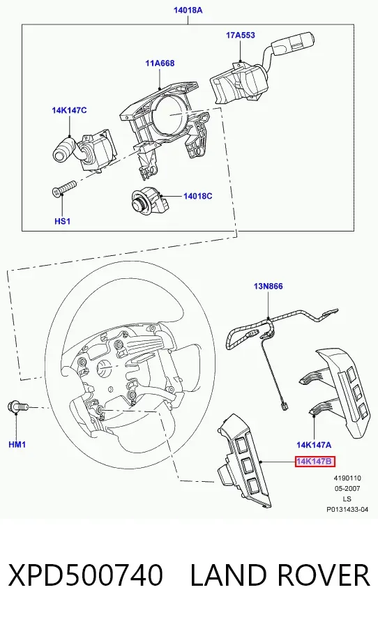  XPD500740 Land Rover