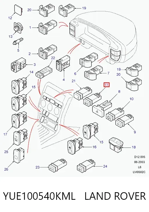  YUE100540KML Land Rover