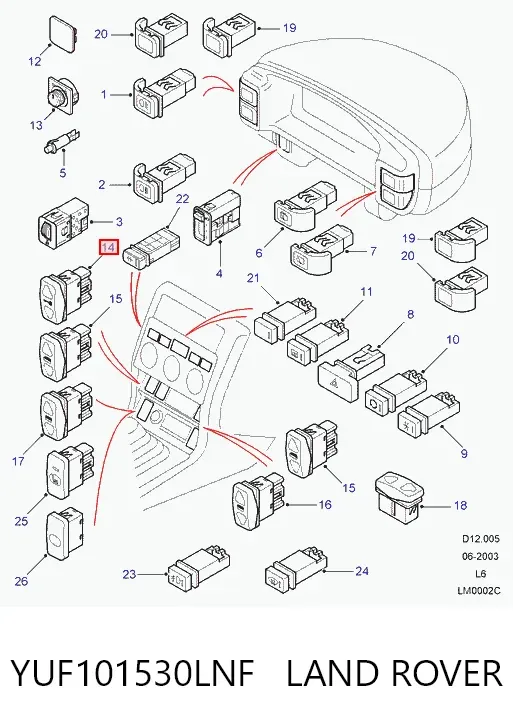  YUF101530LNF Land Rover