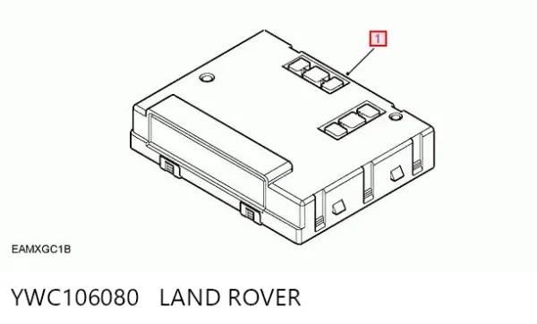 Módulo de confort YWC106080 Land Rover