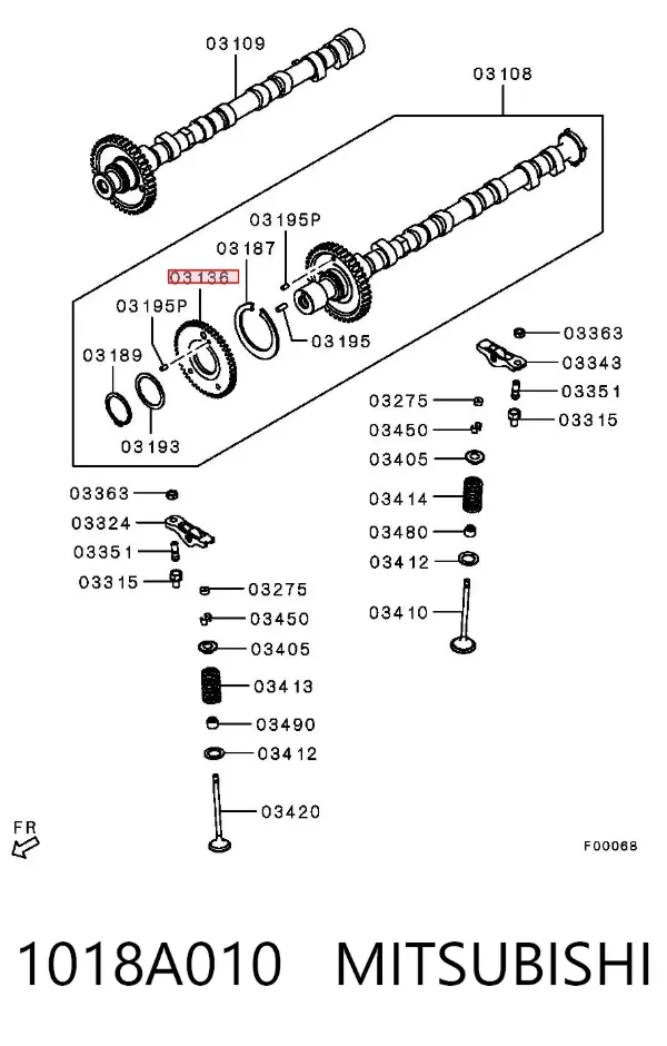  1018A010 Mitsubishi