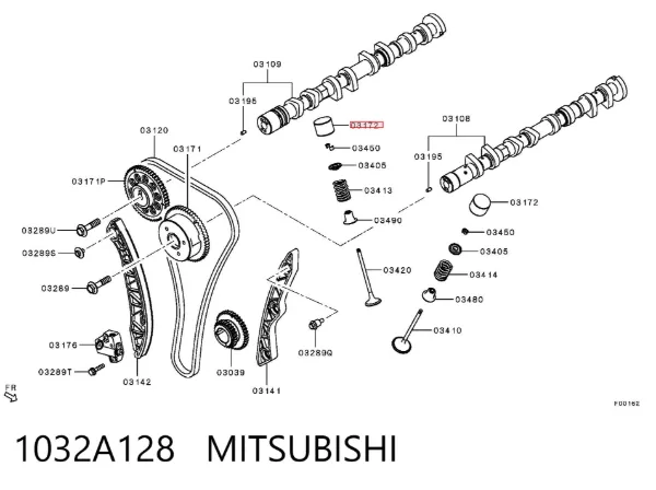 Taqués hidráulicos 1032A128 Mitsubishi