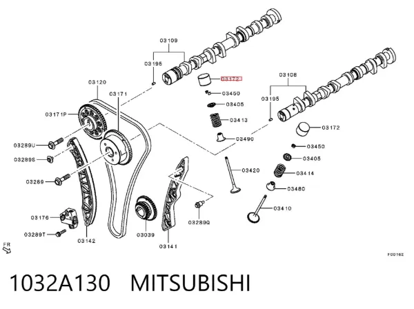 Taqués hidráulicos 1032A130 Mitsubishi