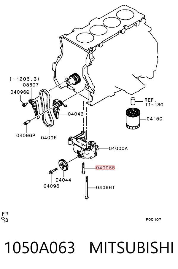  1050A063 Mitsubishi