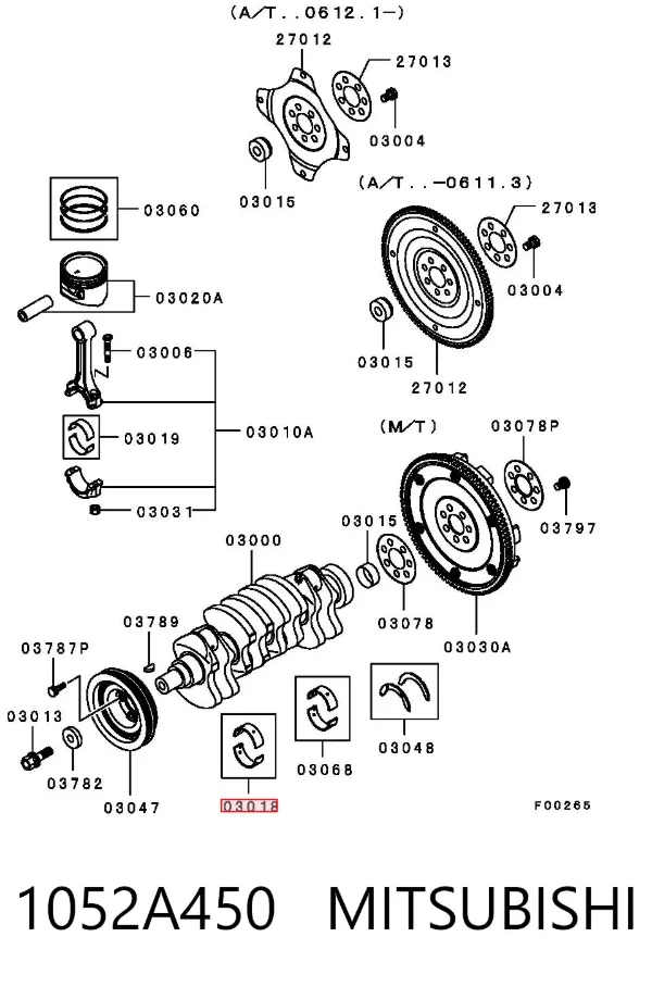  1052A450 Mitsubishi
