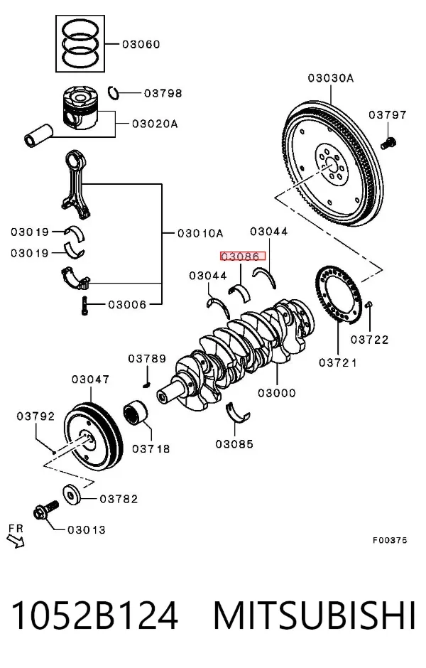  1052B124 Mitsubishi