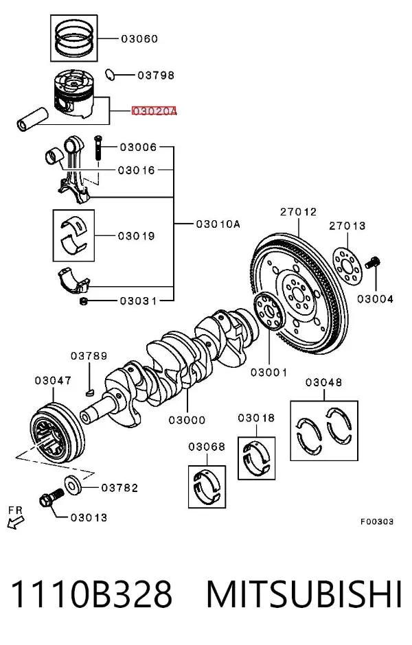  1110B328 Mitsubishi
