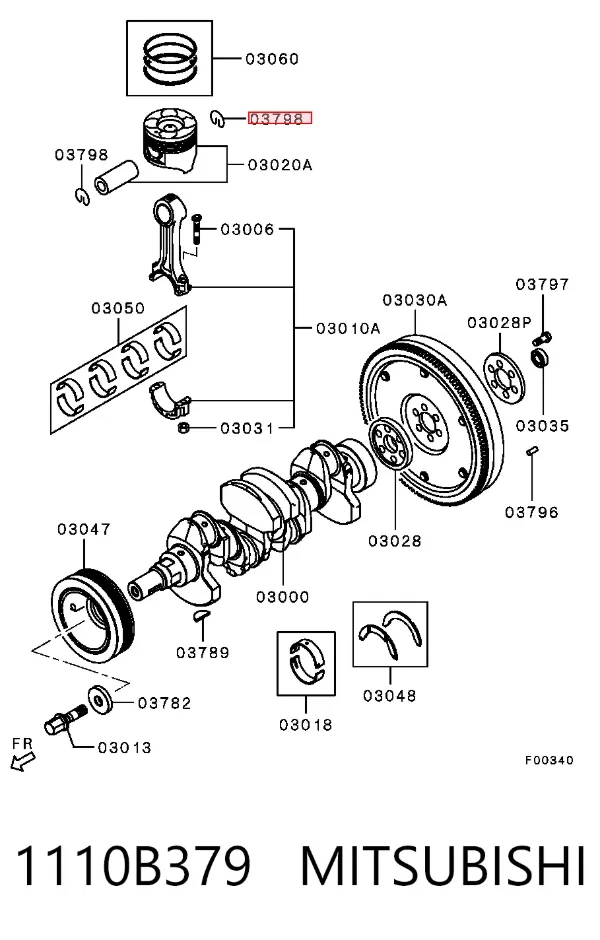  1110B379 Mitsubishi