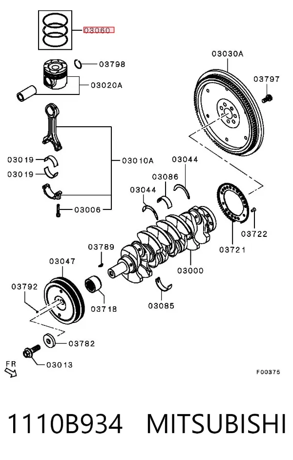  1110B934 Mitsubishi