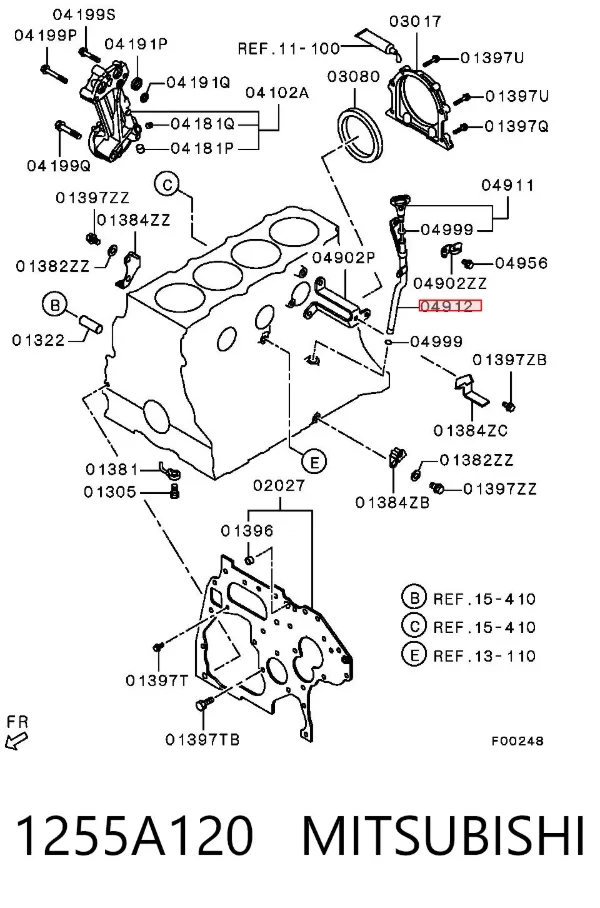  1255A120 Mitsubishi